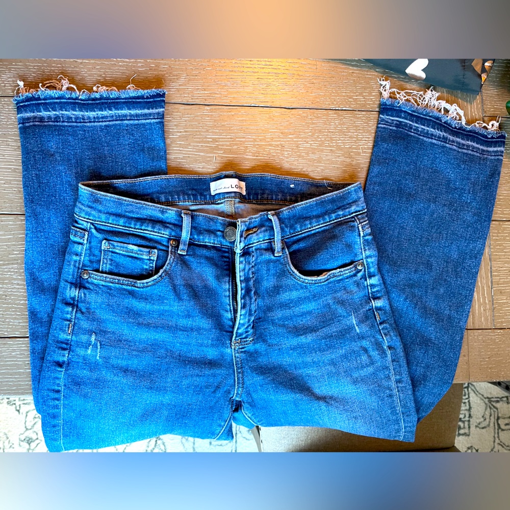 LOFT 28/6 flare ankle jeans